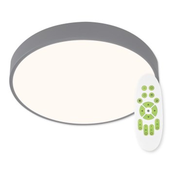 Top Light Metal 40S RC - Himmennettävä LED-kattovalaisin LED/51W/230V + Kauko-ohjaus harmaa