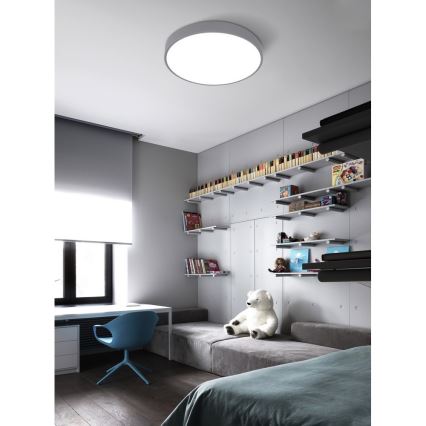 Top Light Metal 40S RC - Himmennettävä LED-kattovalaisin LED/51W/230V + Kauko-ohjaus harmaa