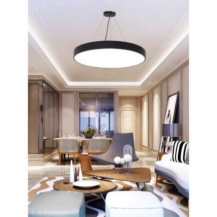 Top Light Metal 60CZ +kaukosäädin - Himmennettävä LED-kattokruunu johdossa METAL LED/60W/230V musta