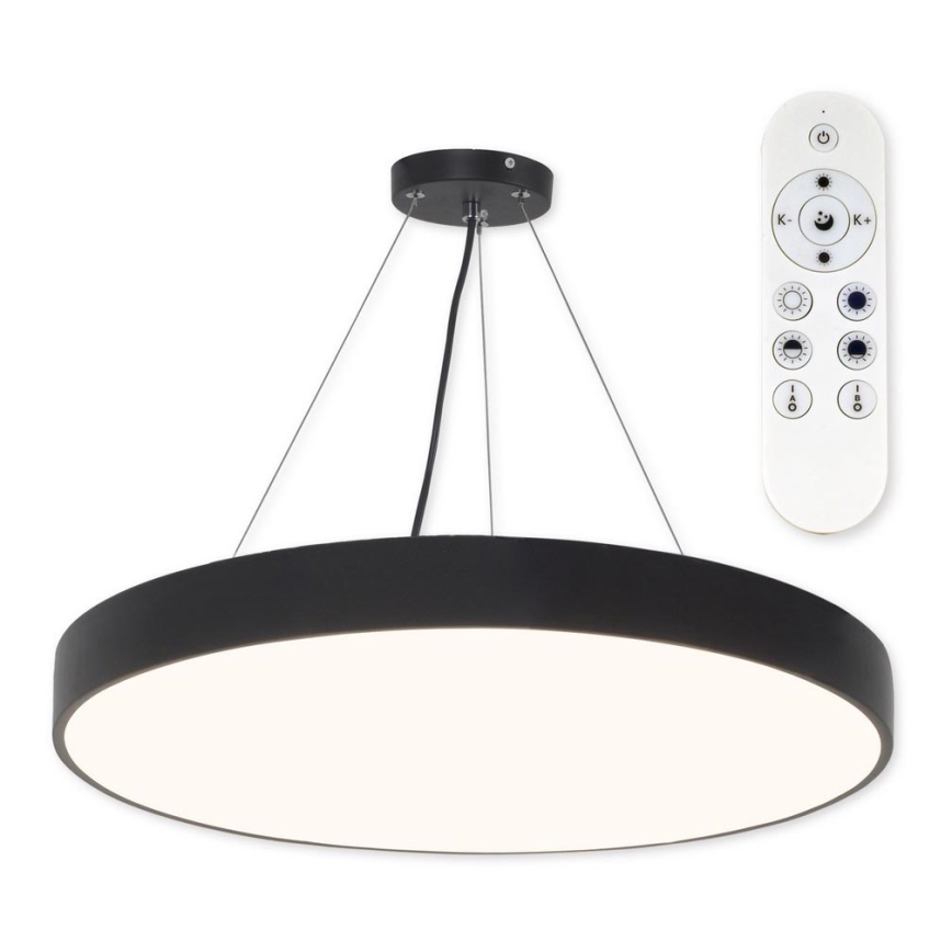 Top Light Metal 60CZ +kaukosäädin - Himmennettävä LED-kattokruunu johdossa METAL LED/60W/230V musta