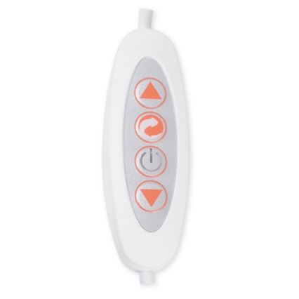 Top Light Neck B - Himmennettävä LED-pöytävalaisin pidikkeen kanssa NECK LED/5W/230V valkoinen