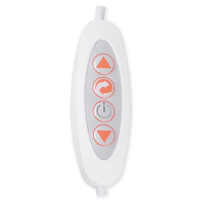 Top Light Neck B - Himmennettävä LED-pöytävalaisin pidikkeen kanssa NECK LED/5W/230V valkoinen