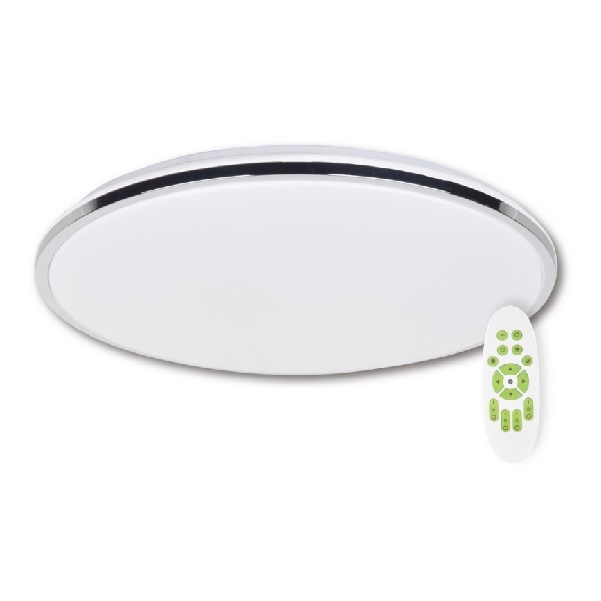 Top Light Silver KXL +kaukosäädin - Himmennettävä LED-kattovalaisin kaukosäätimellä SILVER LED/51W/230V