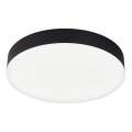 Top Light - SPIRIT LED-kattovalaisin kylpyhuoneeseen, 24 W, 230 V, 3000/4000/6500 K, IP44, halkaisija 30 cm, musta