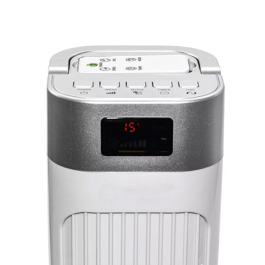 Tornituuletin lämpötilan osoittimella ja kaukosäätimellä 55W/230V