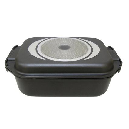 TORO 2-in-1 induktiokelpoinen paistovuoka 9 l 42 x 25 cm musta