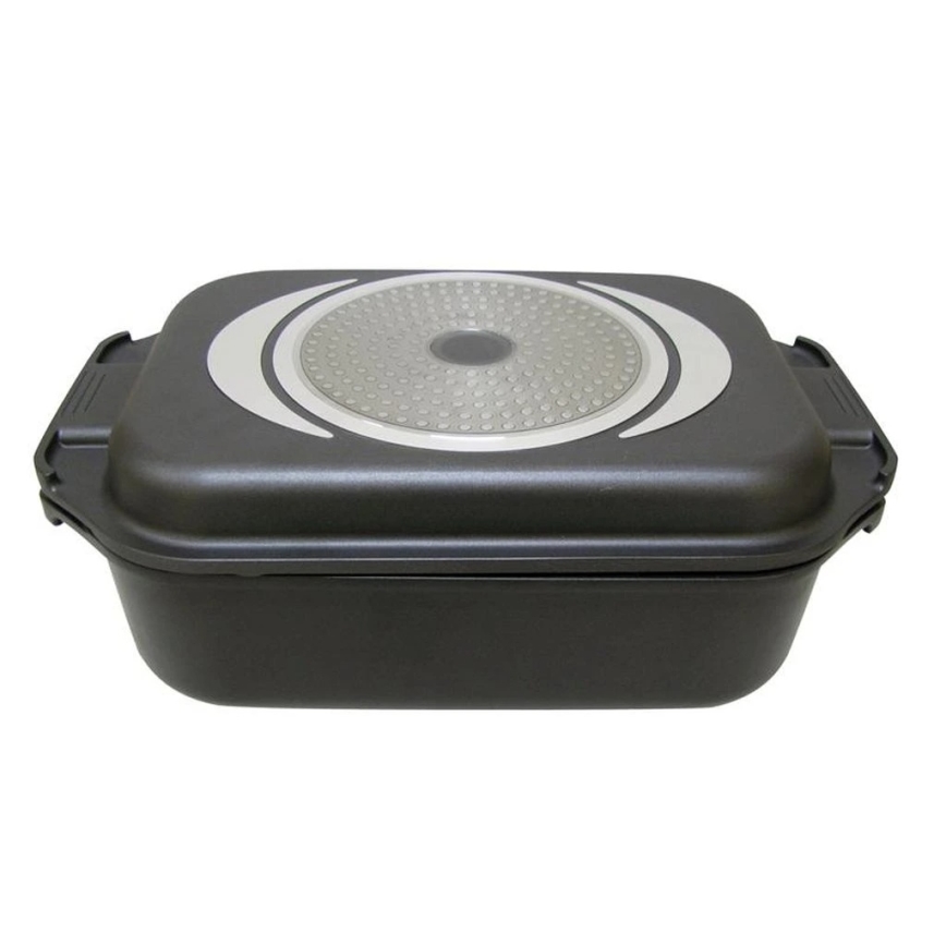 TORO 2-in-1 induktiokelpoinen paistovuoka 9 l 42 x 25 cm musta