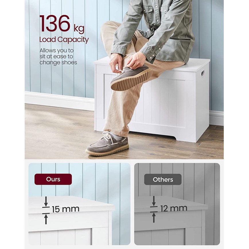 TOVIAN-arkku, valkoinen