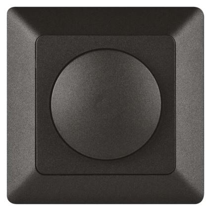 Triac pyörivä himmennin 110W/230V antrasiitti