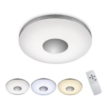 Trio - Himmennettävä LED-kattovalaisin CASTOR LED/25W/230V + kauko-ohjaus
