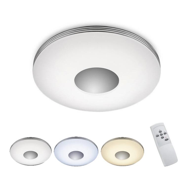 Trio - Himmennettävä LED-kattovalaisin CASTOR LED/25W/230V + kauko-ohjaus