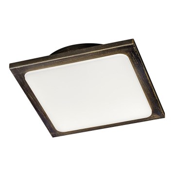 TRIO - Himmennettävä LED-kattovalaisin DENVER 1xLED/20W/230V patina