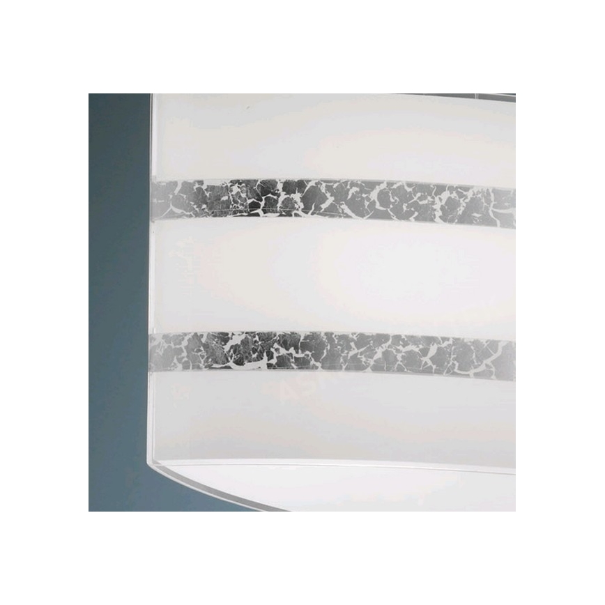 Trio - Kattokruunu johdossa NIKOSIA 2xE27/40W/230V hopea