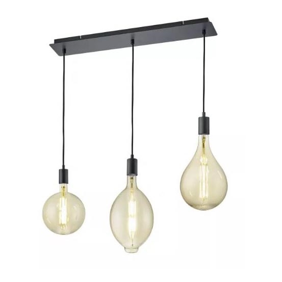 Trio - LED Himmennettävä kattokruunu johdossa GINSTER 3xE27/8W/230V