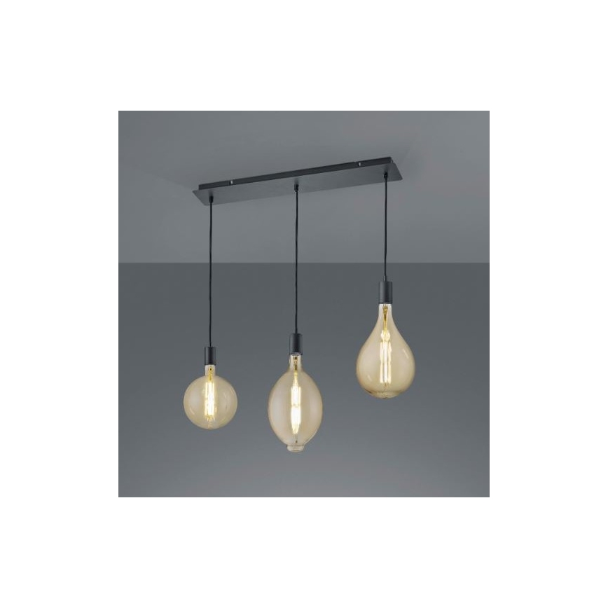 Trio - LED Himmennettävä kattokruunu johdossa GINSTER 3xE27/8W/230V
