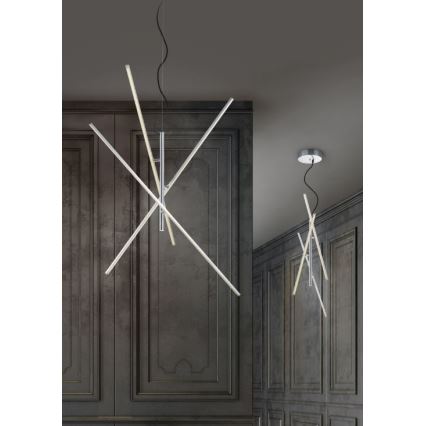 Trio - LED Himmennettävä kattokruunu johdossa TIRIAC 3xLED/8,5W/230V