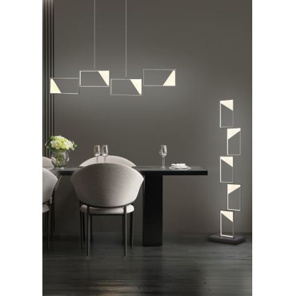 Trio - LED-himmennettävä kattokruunu nauhassa CAFU 4xLED/7W/230V