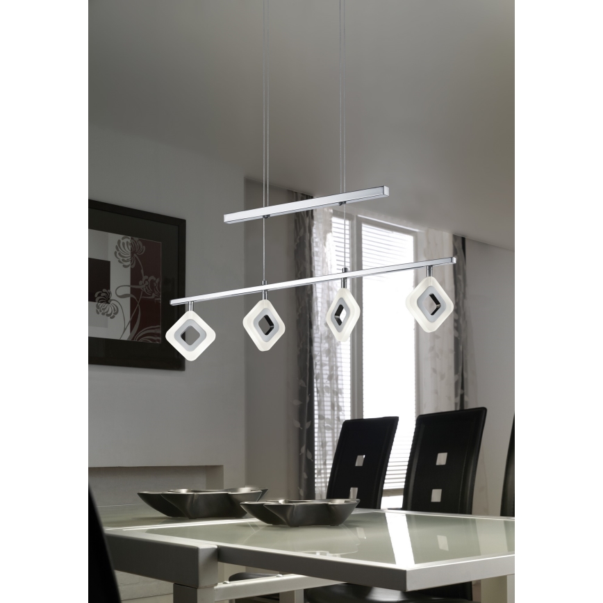 Trio - LED Riippuvalaisin PARADOX 4xLED/4,3W/230V