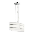 Trio - Ripustettava kattovalaisin NIKOSIA 2xE27/40W/230V hopea