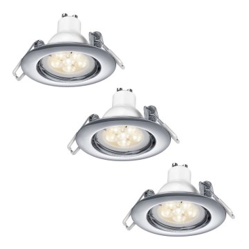 TRIO - SETTI 3x Himmennettävä riippuva LED-kattovalaisin 1xGU10/5,5W/230V