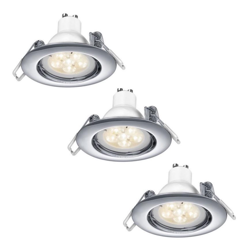 TRIO - SETTI 3x Himmennettävä riippuva LED-kattovalaisin 1xGU10/5,5W/230V