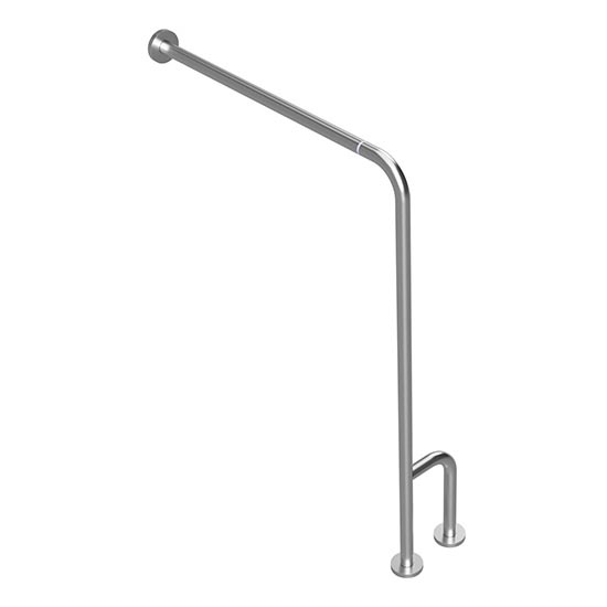 Tukikahva 23x86,6 cm ruostumaton teräs/hopea