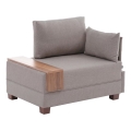 TULA oikeanpuoleinen beige kulmatuoli