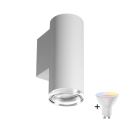 TURYN LED RGBW säädettävä kylpyhuoneen seinävalaisin 1xGU10/6,5W/230V 2700-6500K Wi-Fi IP44 valkoinen