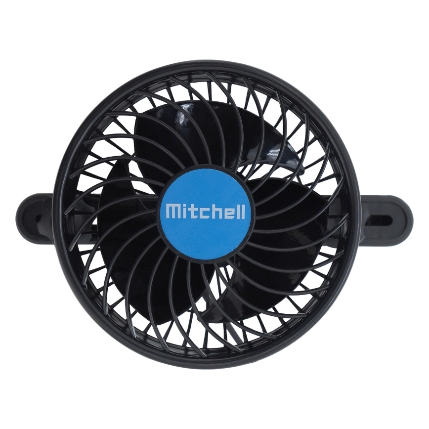 Tuuletin auton niskatukeen 4W/12V musta