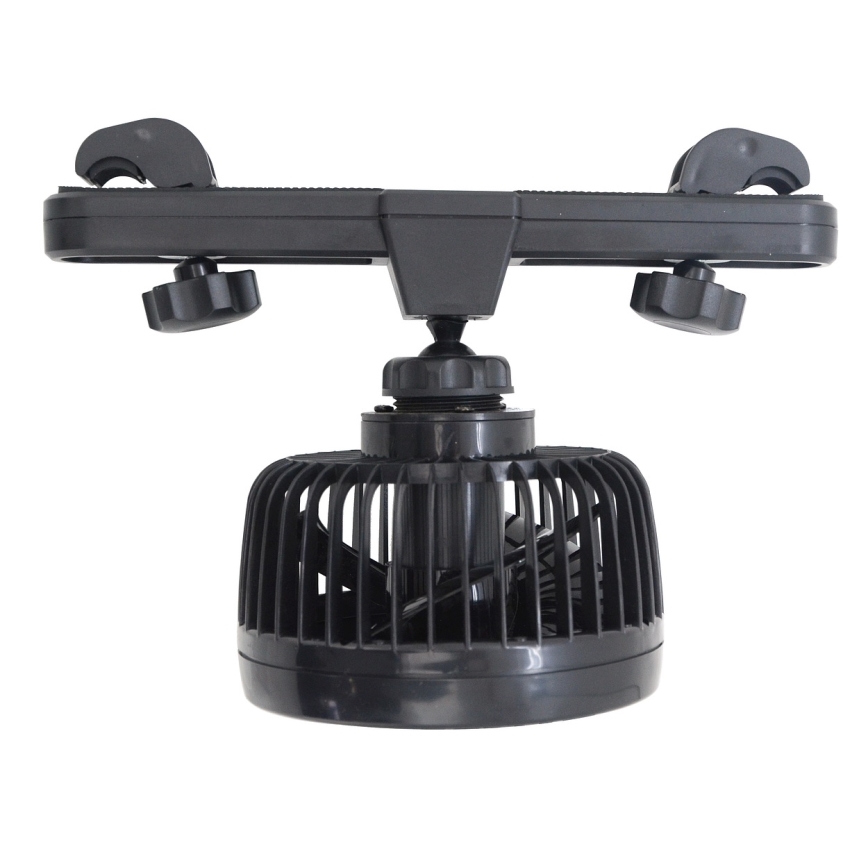 Tuuletin auton niskatukeen 4W/12V musta
