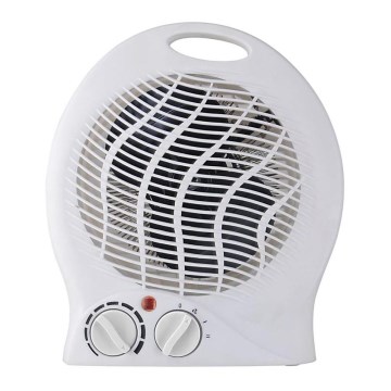 Tuuletin lämmityselementillä 1000/2000W/230V valkoinen