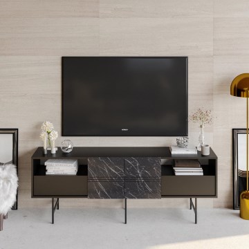TV-pöytä DERIN 65x180 cm musta