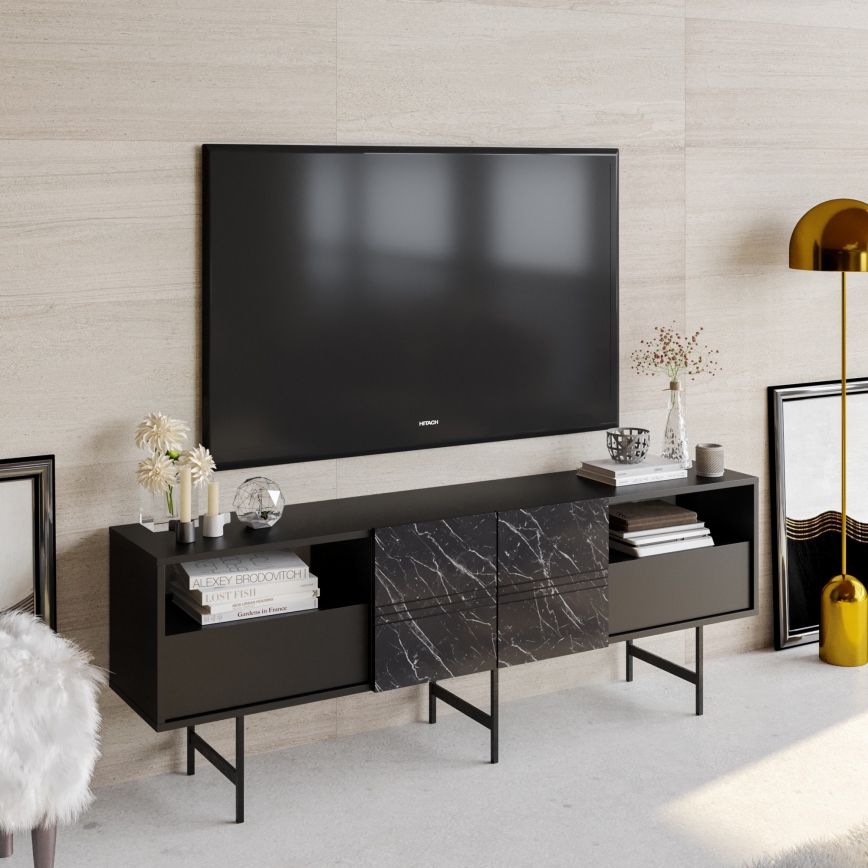 TV-pöytä DERIN 65x180 cm musta