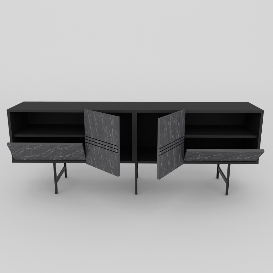 TV-pöytä DERIN 65x180 cm musta
