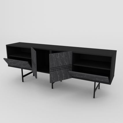 TV-pöytä DERIN 65x180 cm musta