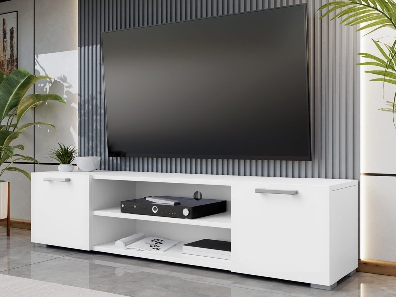 TV pöytä GIMREN 36x156 cm valkoinen
