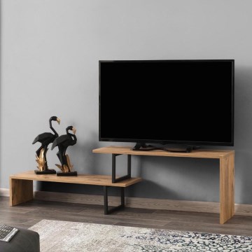 TV-pöytä OVIT 44x153 cm ruskea/musta
