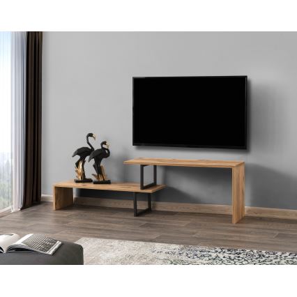 TV-pöytä OVIT 44x153 cm ruskea/musta