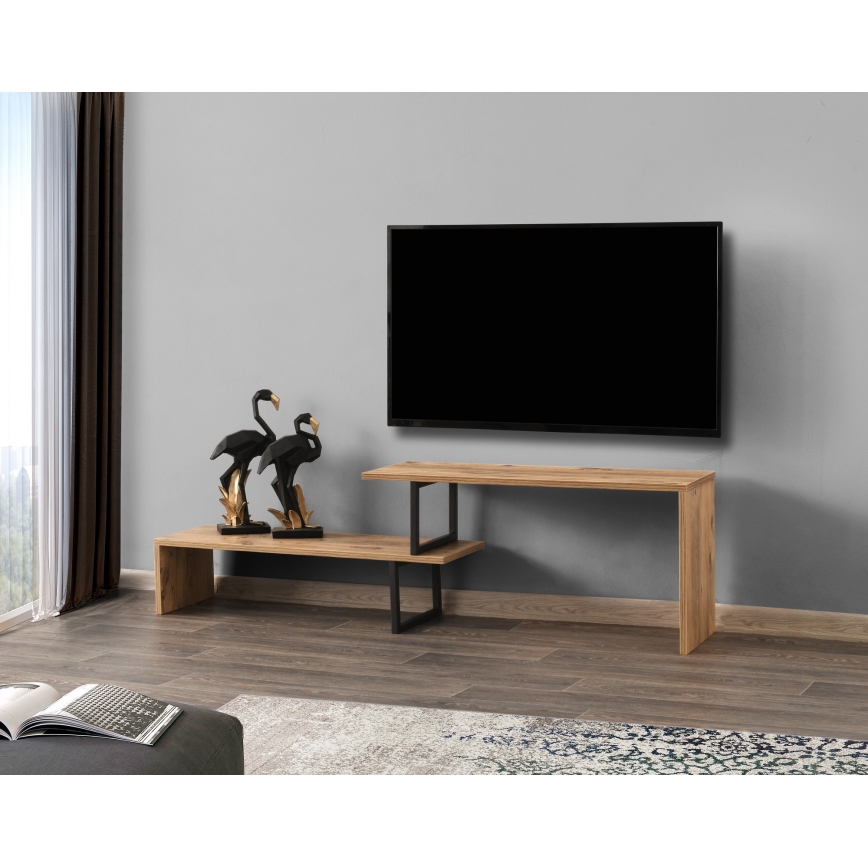 TV-pöytä OVIT 44x153 cm ruskea/musta