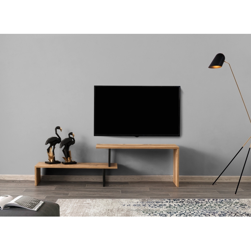 TV-pöytä OVIT 44x153 cm ruskea/musta
