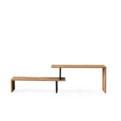 TV-pöytä OVIT 44x153 cm ruskea/musta