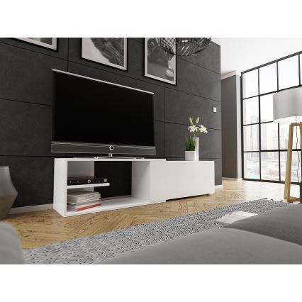 TV-taso CLIF 40x180 cm valkoinen