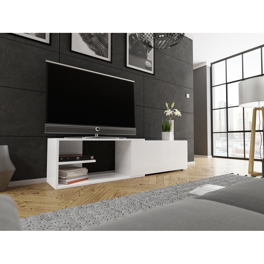TV-taso CLIF 40x180 cm valkoinen