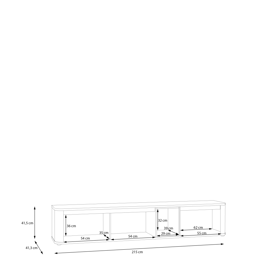 TV-taso INAR, musta/ruskea
