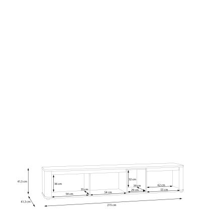 TV-taso INAR ruskea/ruskea