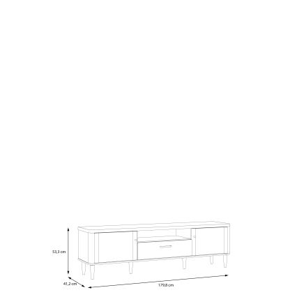 TV-taso VIRO ruskea/beige