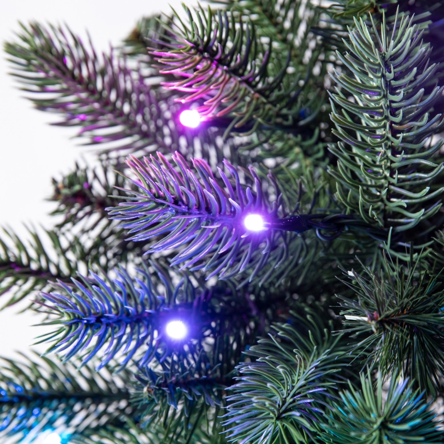 Twinkly - LED RGB Himmennettävä jouluseppele 50xLED halkaisija 60 cm Wi-Fi