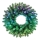 Twinkly - LED RGB Himmennettävä jouluseppele PRE-LIT WREATH 50xLED halkaisija 61cm Wi-Fi