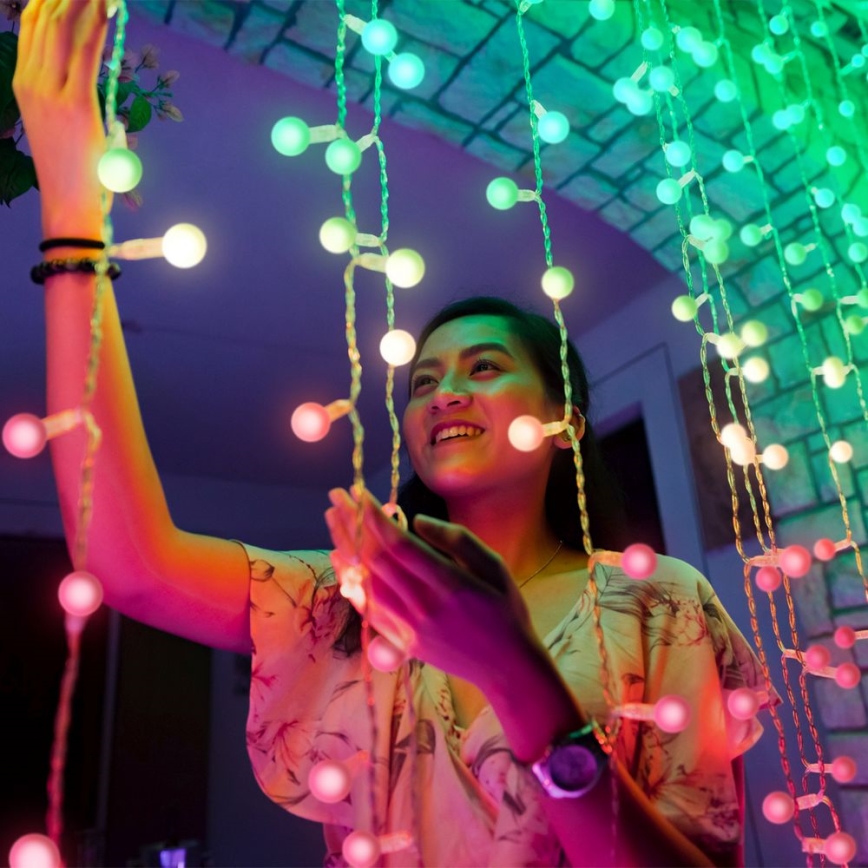 Twinkly - Koristeelliset silikonipäädyt MINI CAPS 100 kpl