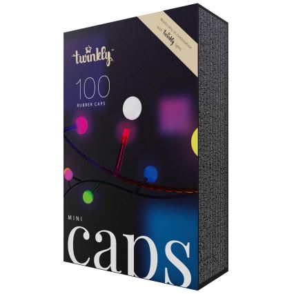 Twinkly - Koristeelliset silikonipäädyt MINI CAPS 100 kpl